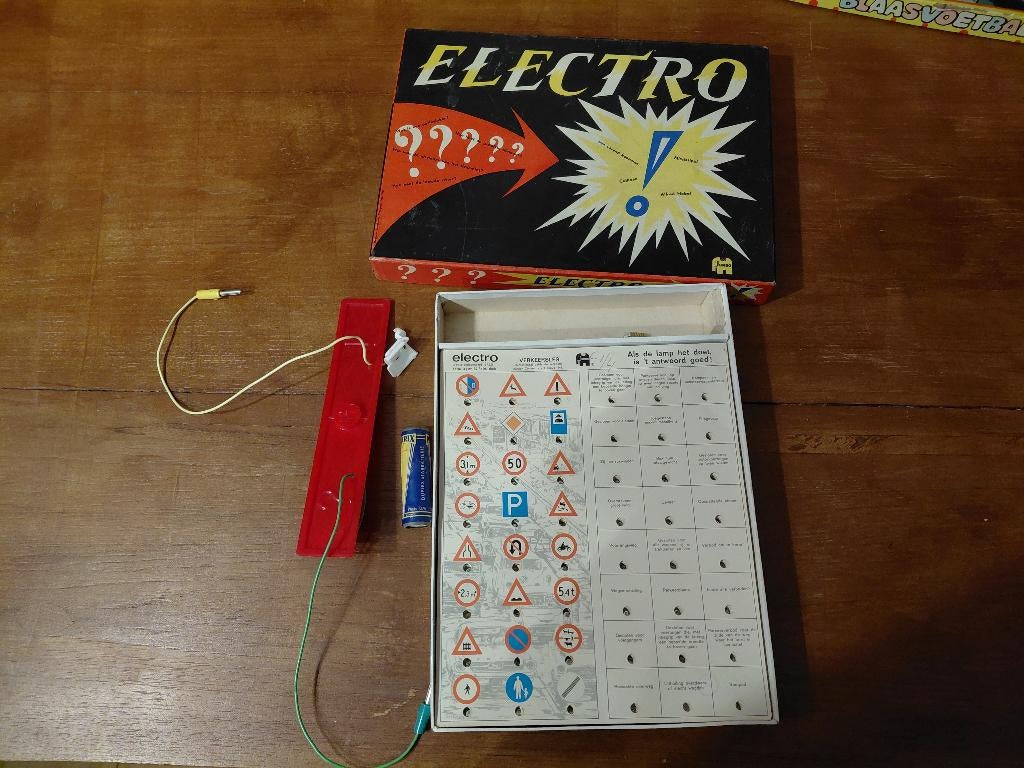 Electro vintage bordspel, Ophalen of Verzenden, Gebruikt, Jumbo