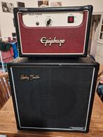 Epiphone Valve Junior Jr & Harley Benton G112 Cab Celestion, Ophalen, Gebruikt, Gitaar, Minder dan 50 watt