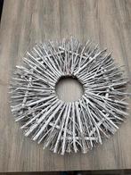 Decoratieve Houten Krans 60cm - Rustieke Wanddecoratie, Huis en Inrichting, Woonaccessoires | Kransen, Ophalen, Gebruikt