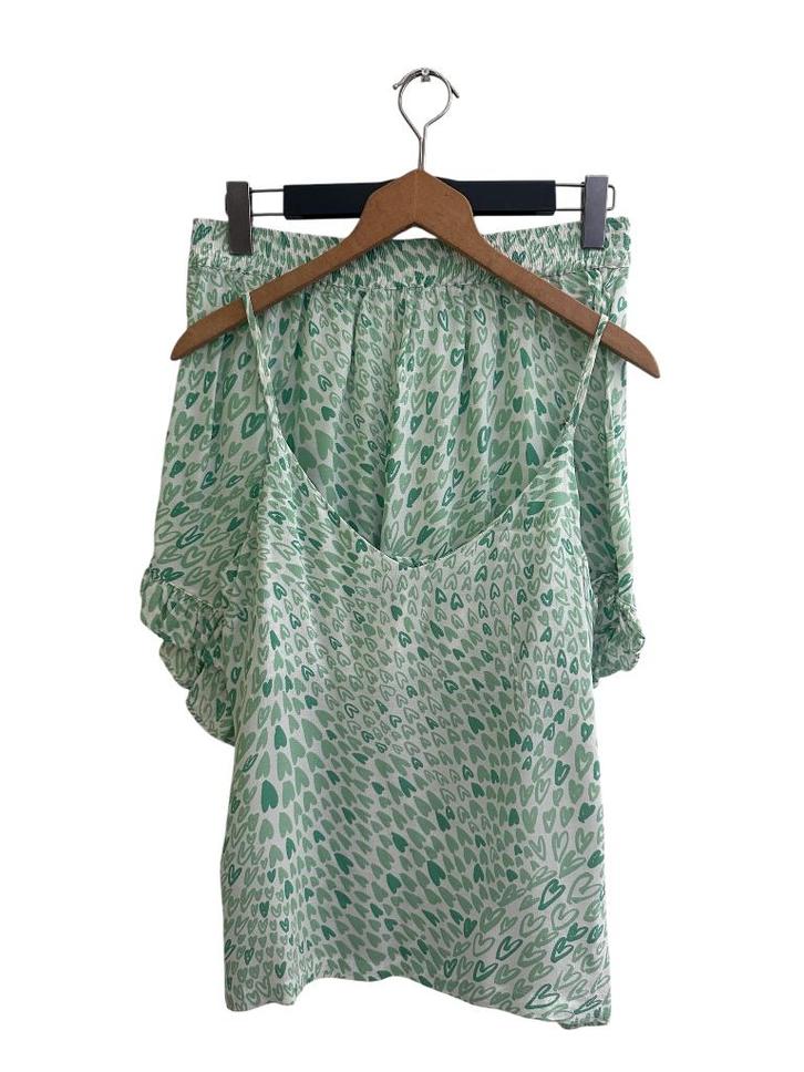 Fabienne Chapot set S, Kleding | Dames, Blouses en Tunieken, Zo goed als nieuw, Groen, Ophalen of Verzenden