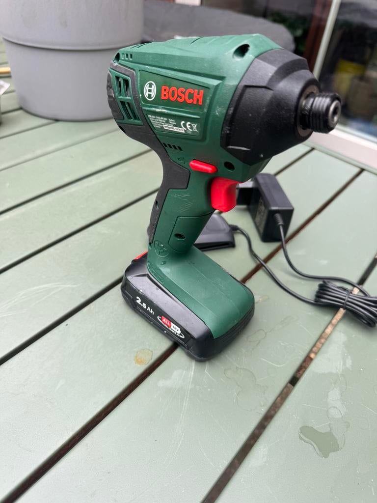 Bosch PDR 18LI slagschroevendraaier, Ophalen of Verzenden, Zo goed als nieuw, Boor- en Schroefmachine