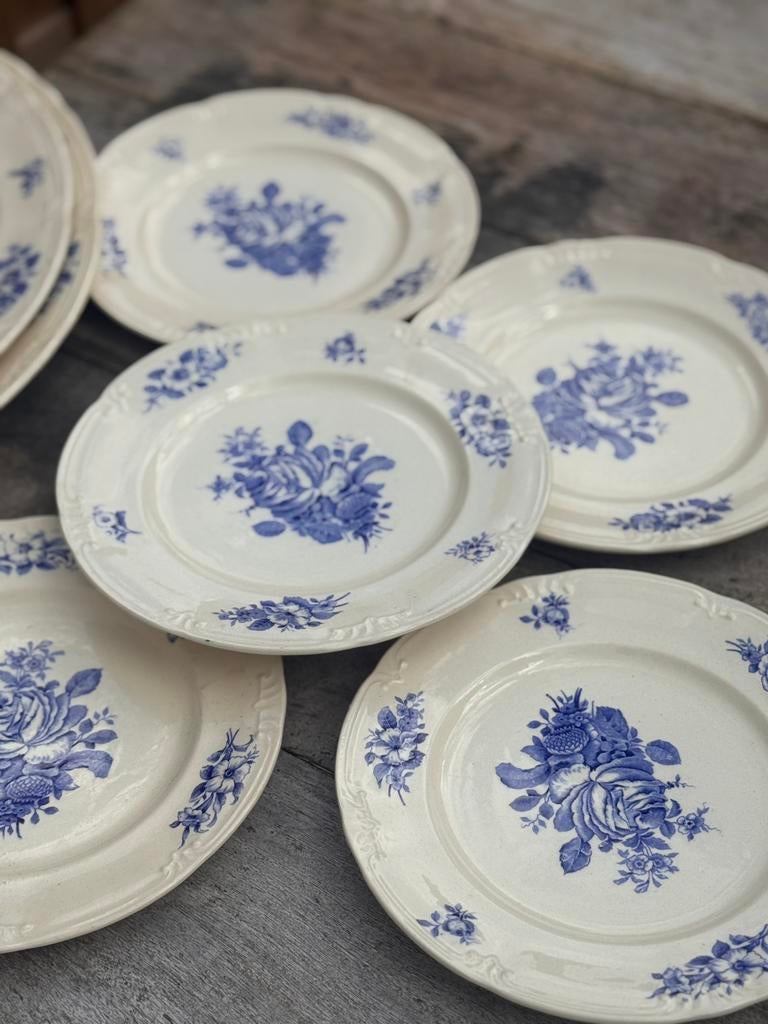 Boch Rhodia ontbijtbordjes, Antiek en Kunst, Antiek | Servies los, Ophalen of Verzenden