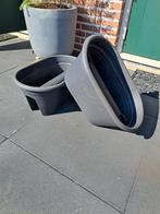 2 kunststof bakken voor balkonhek, Tuin en Terras, Ophalen, Kunststof, Minder dan 30 cm, Balkon