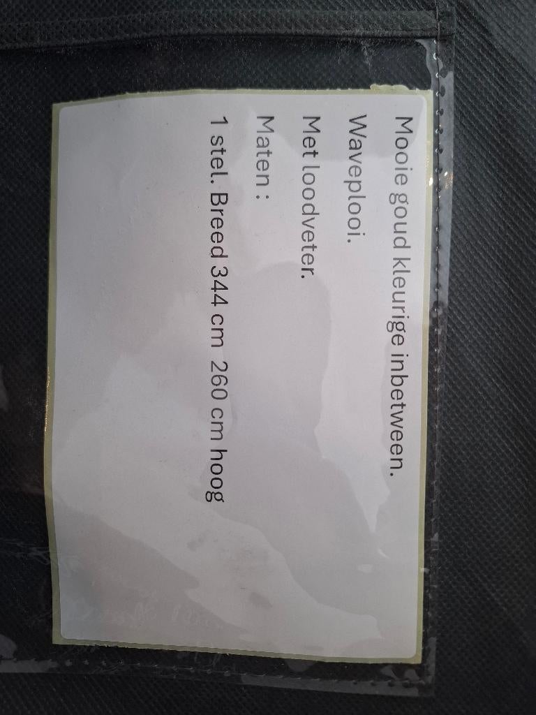 gordijnen, Huis en Inrichting, Ophalen, Overige kleuren, 200 cm of meer, Zo goed als nieuw