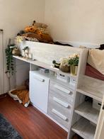 Hoogslaper met bureau en opbergruimte, Ophalen of Verzenden, Gebruikt, Hoogslaper