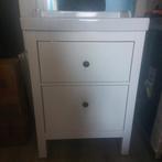 Witte ikea wastafelkast met twee lades, Huis en Inrichting, Badkamer | Badkamermeubels, Ophalen, Gebruikt, 50 tot 100 cm, Minder dan 100 cm