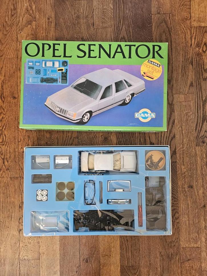 Oude Gama Opel Senator 1:24 1:25 modelauto bouwdoos 4495, Hobby en Vrije tijd, Modelauto's | 1:24, Nieuw, Auto, Overige merken