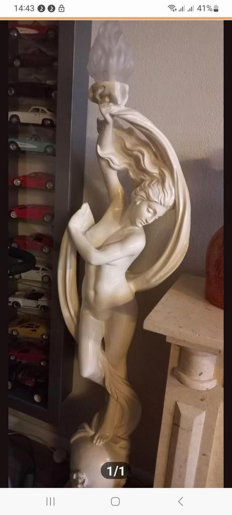 Staande lamp met schakelaar, Ophalen of Verzenden