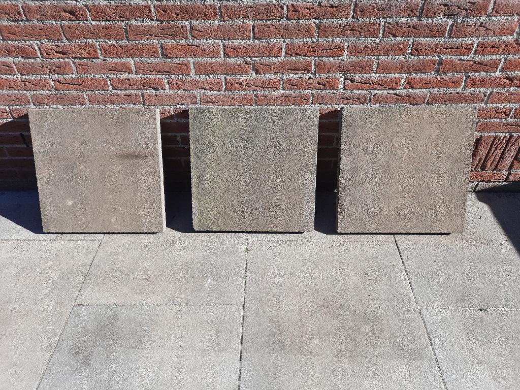 TERRASTEGELS 50 x 50x 5, Ophalen, Gebruikt, 5 tot 10 m², Beton