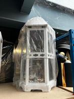 Groot wit windlicht, Huis en Inrichting, Ophalen, Wit, Time Out, 75 cm of meer