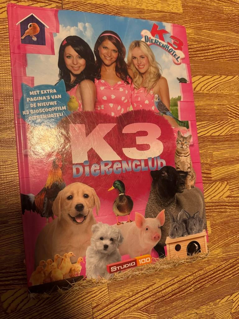 K3 Dierenclub - Leer alles over dieren met K3!, Boeken, Kinderboeken | Jeugd | onder 10 jaar, Zo goed als nieuw, Non-fictie, Ophalen of Verzenden