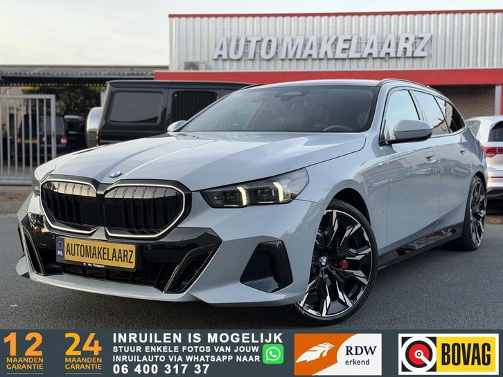 BMW 5-serie Touring 520i M Sport Pro Brooklyn 21” H&K PANO, Auto's, BMW, Bedrijf, Te koop, 5-Serie, 360° camera, ABS, Achteruitrijcamera