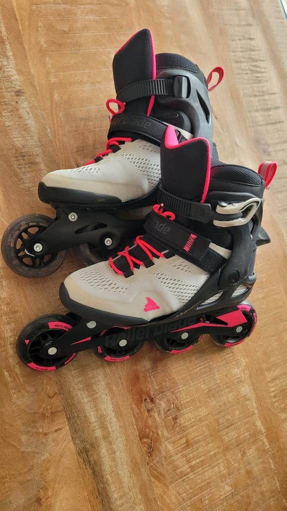 Rollerblade Skeelers 80mm wielen, maat 38 (z.g.a.n.), Ophalen, Zo goed als nieuw, Inline skates 4 wielen, Overige merken
