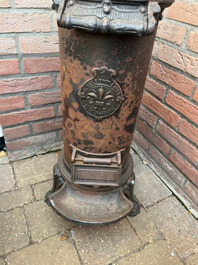 Antiek kacheltje, Ophalen of Verzenden, Zo goed als nieuw, Hout, Houtkachel