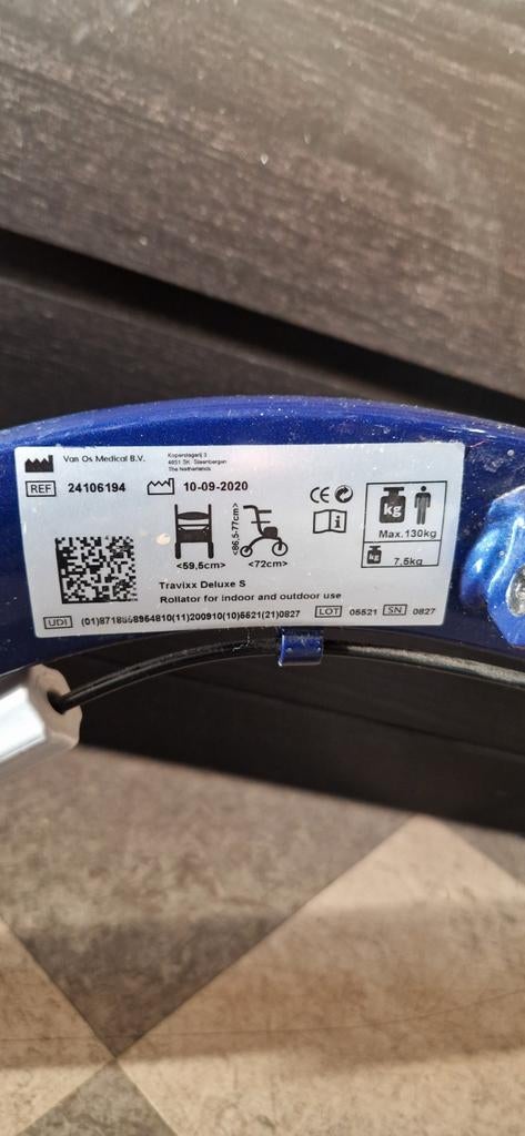 Rollator, Diversen, Ophalen, Zo goed als nieuw