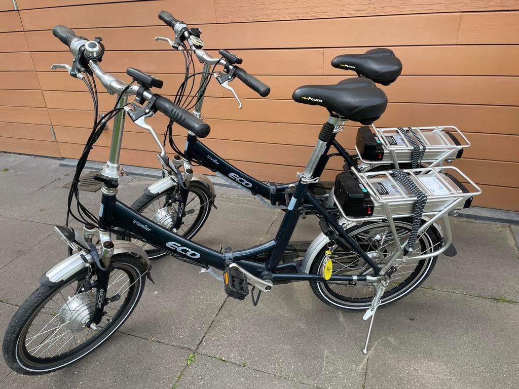 Eco traveller N7,  2 elektrische vouwfietsen, Overige merken, 20 inch of meer, Gebruikt, Versnellingen