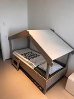 Mooi peuter/kleuterbed kleur grijs, 70 tot 85 cm, Zo goed als nieuw, Lattenbodem, 140 tot 160 cm