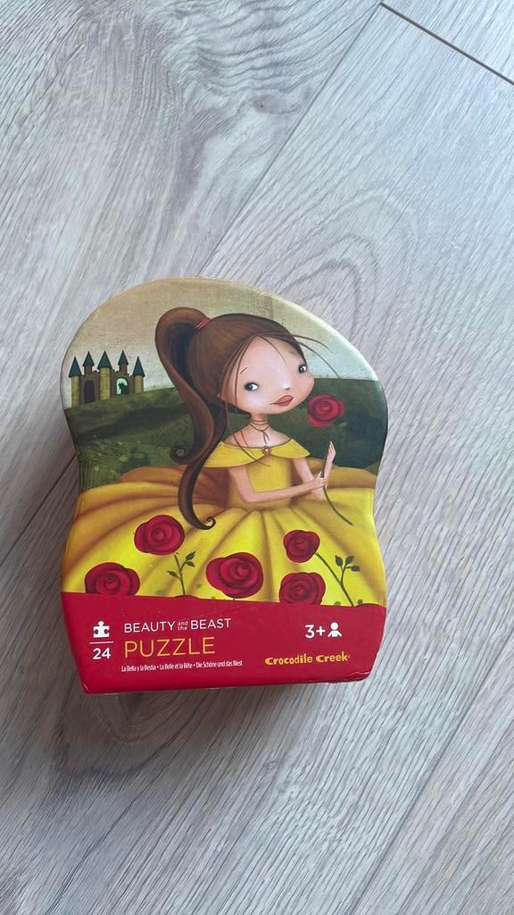 Beauty and the Beast puzzel, Ophalen of Verzenden, Minder dan 500 stukjes, Gebruikt, Legpuzzel