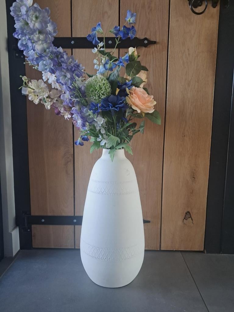 Grote witte vaas, Huis en Inrichting, Ophalen of Verzenden, Zo goed als nieuw