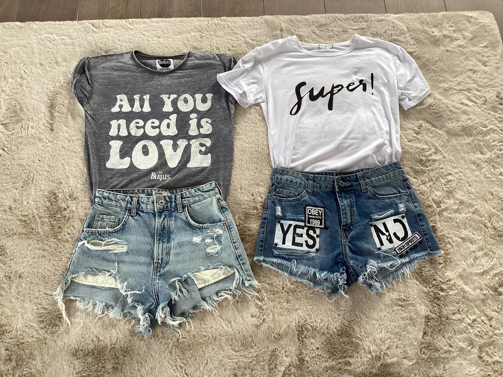 Meiden zomer kleding pakket rok jurk broek 164 170 xs s 34, Ophalen of Verzenden, Zo goed als nieuw, Maat 170