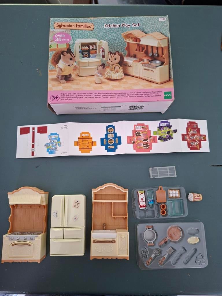 Sylvanian Families Keuken Speelset, Ophalen of Verzenden, Zo goed als nieuw, Toebehoren
