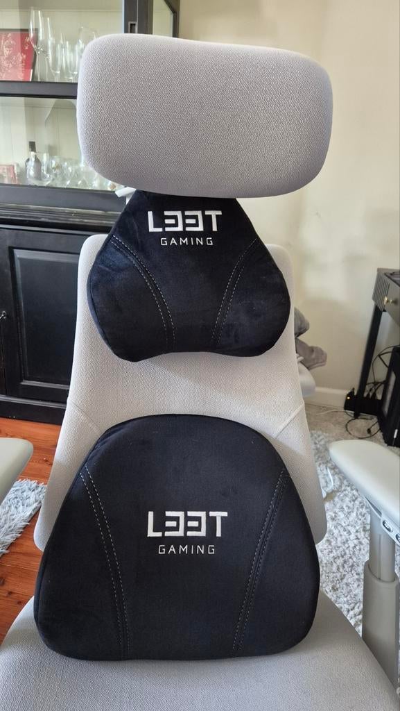 Gaming chair cushions, Gaming bureaustoel, Zwart, Ophalen of Verzenden, Zo goed als nieuw
