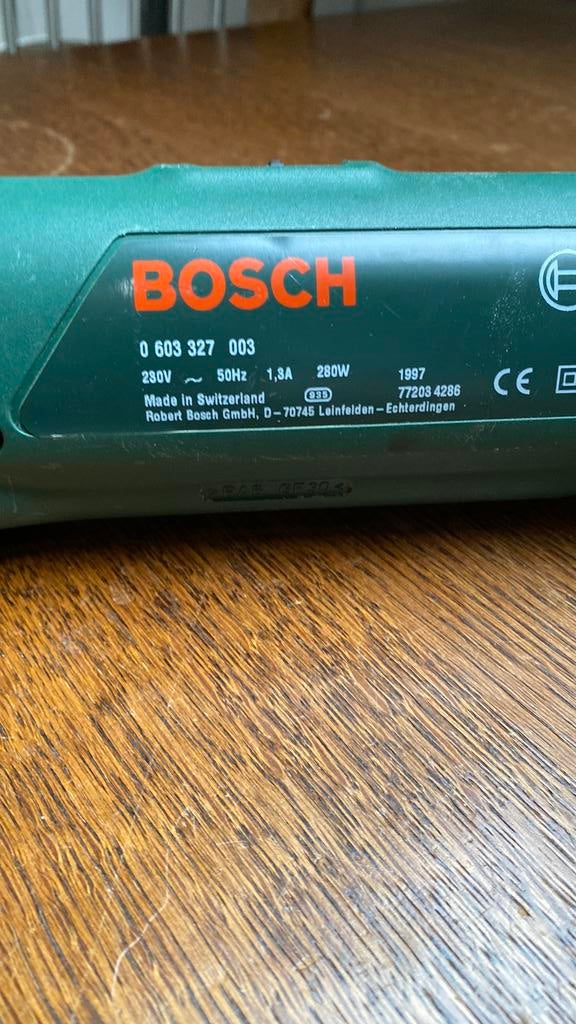 Bandschuur machine Bosch PVS 280 A, Ophalen of Verzenden, Gebruikt, Minder dan 600 watt, Bandschuurmachine