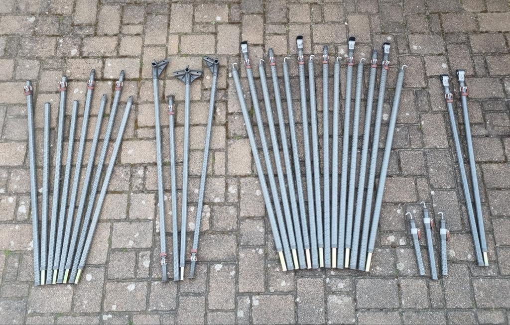 Isabella CarbonX G18 voortentframe 3 mtr diep 7 dakliggers, Ophalen of Verzenden