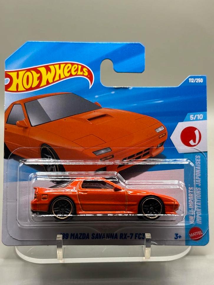 Hot Wheels '89 Mazda Savanna RX-7 FC3 nieuw, Hobby en Vrije tijd, Modelauto's | Overige schalen, Nieuw, Auto, Ophalen of Verzenden