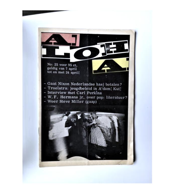 aloha nr.25 uit 1972/willem hotrop/bob van den born, Ophalen of Verzenden, Gelezen, Muziek, Film of Tv