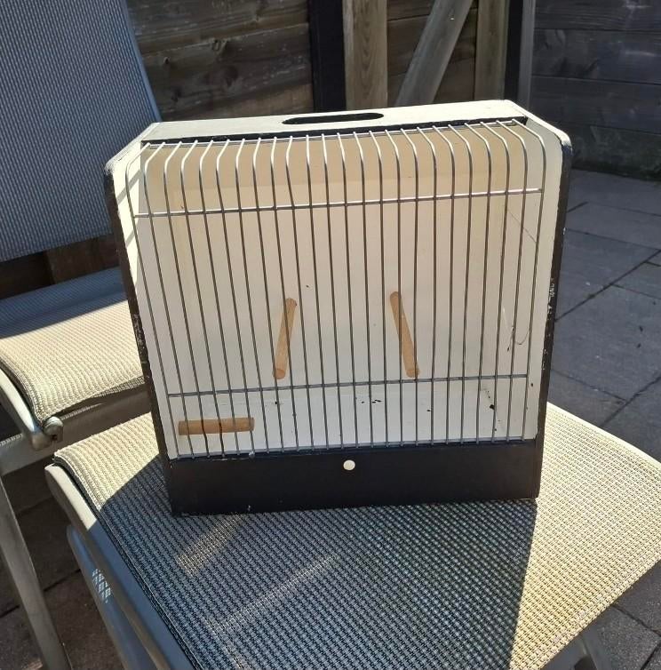 Transport vogelkooi., Ophalen of Verzenden, Hout, Vogelkooi