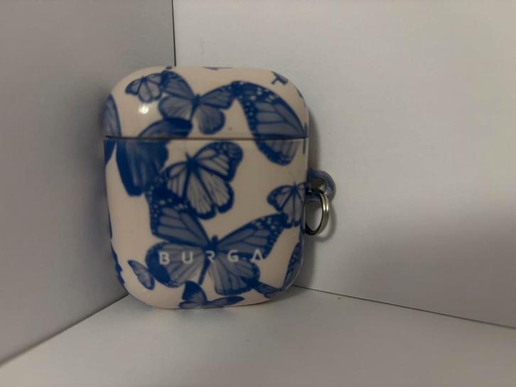 Burga Butterfly AirPods hoesje, Telecommunicatie, Mobiele telefoons | Hoesjes en Frontjes | Apple iPhone, Zo goed als nieuw, Hoesje of Tasje
