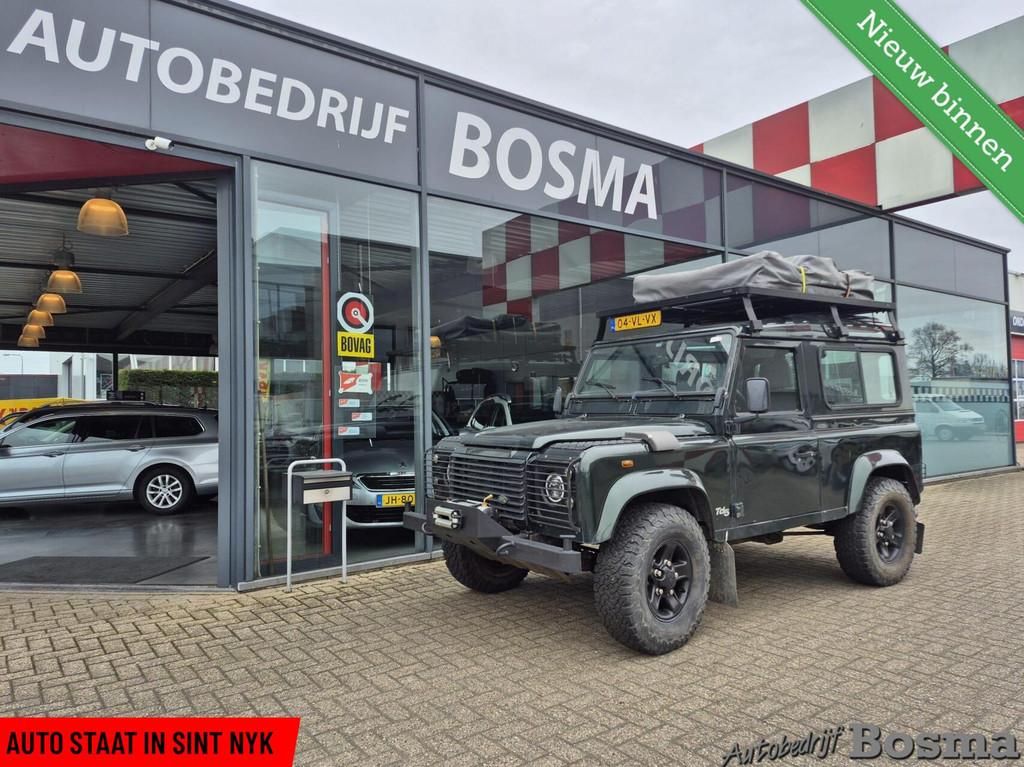 Land Rover Defender 2.5 Td5 90" Hard Top., Auto's, Stof, Huisgarantie, 122 pk, Origineel Nederlands