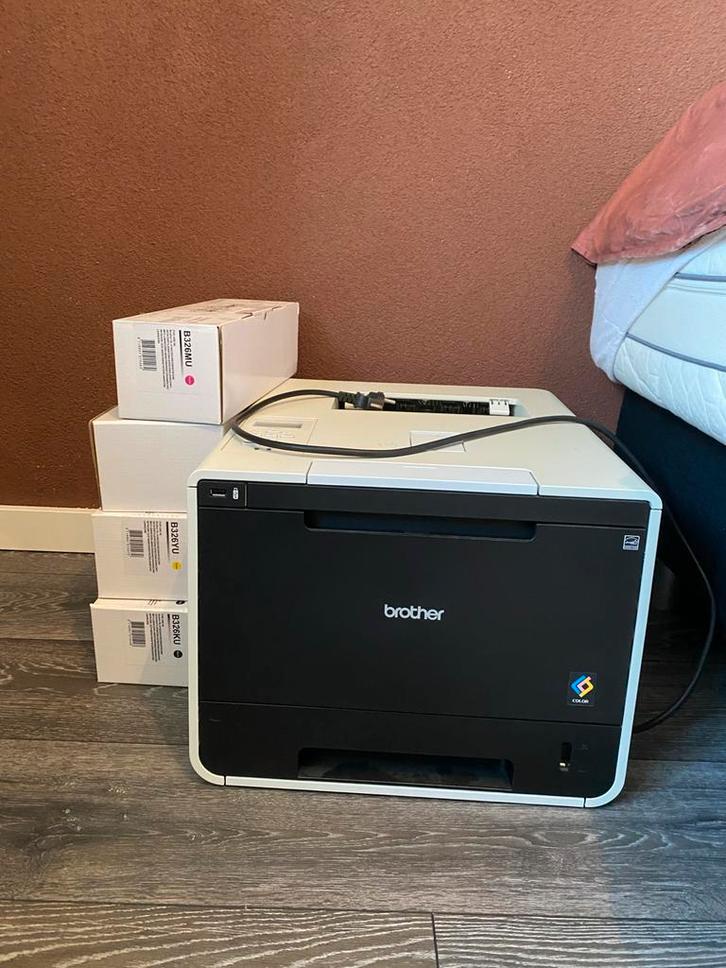 Brother HL-L8350CDW kleurenlaserprinter met cartridges, Computers en Software, Printers, Gebruikt, Printer, Laserprinter, Kleur printen