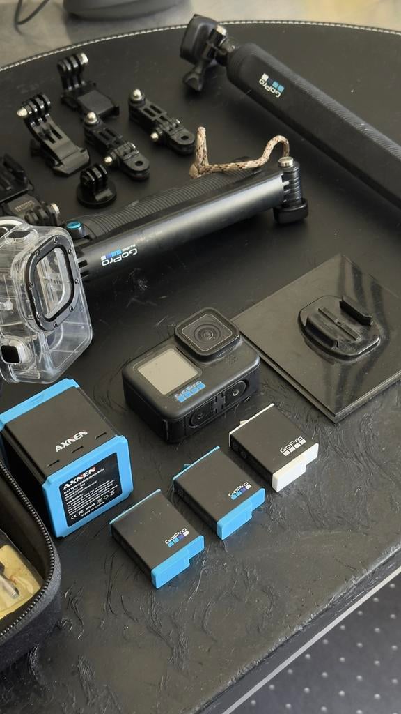 GoPro HERO 10 Black Action Cam – Compleet + Accessoires, Audio, Tv en Foto, Actiecamera's, Ophalen of Verzenden, Gebruikt, GoPro