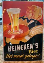 Heineken bord, Verzamelen, Ophalen of Verzenden, Zo goed als nieuw, Reclamebord