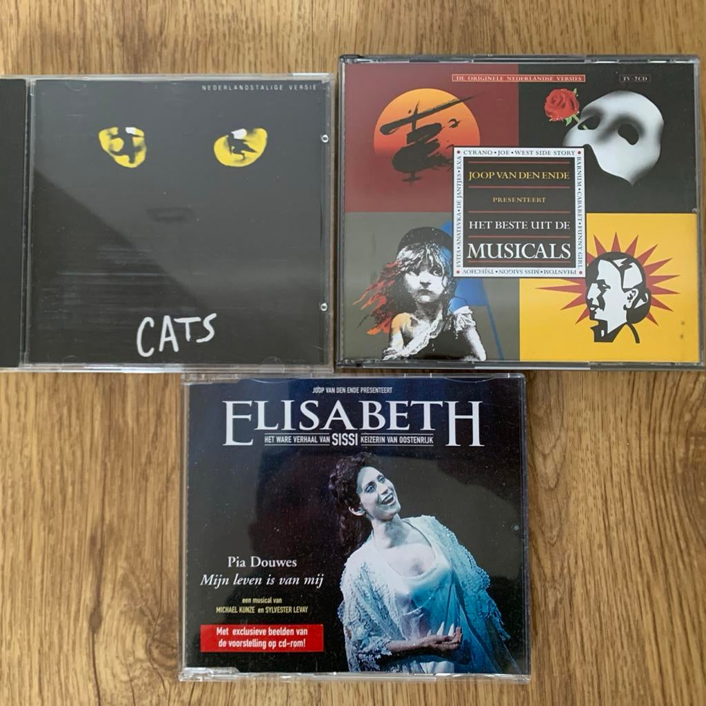 Musical CD's: Cats, Elisabeth & Het Beste uit de Musicals, Ophalen of Verzenden, Gebruikt