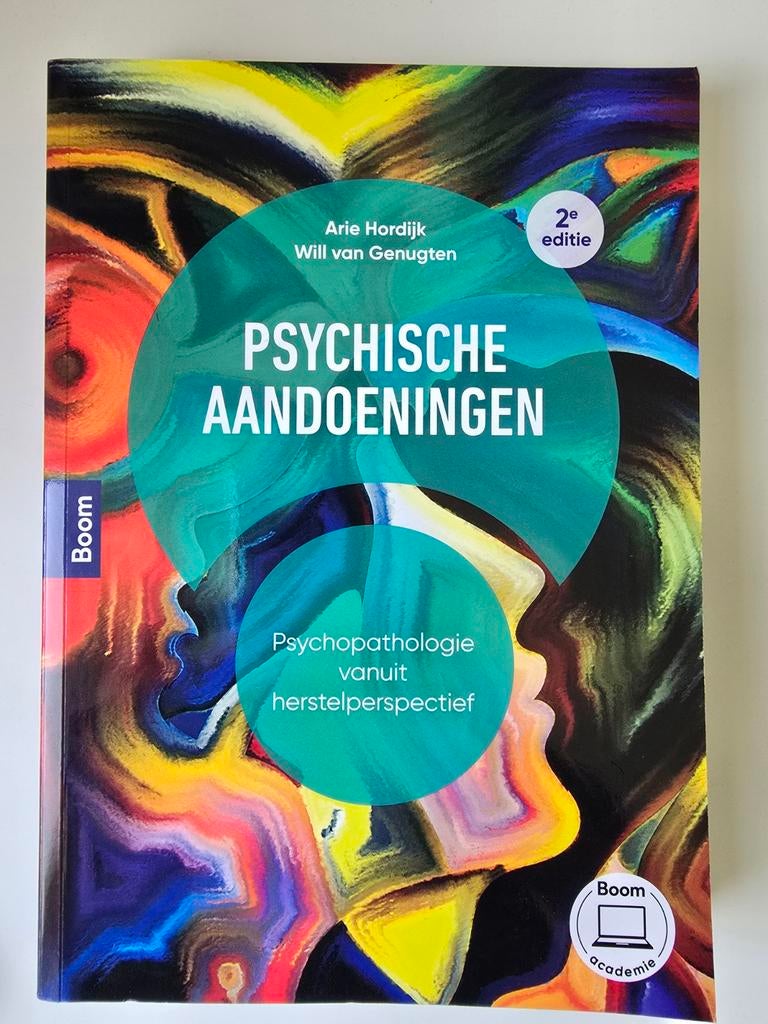 Will van Genugten - Psychische aandoeningen, Ophalen of Verzenden, Zo goed als nieuw, Will van Genugten; Arie Hordijk, Nederlands