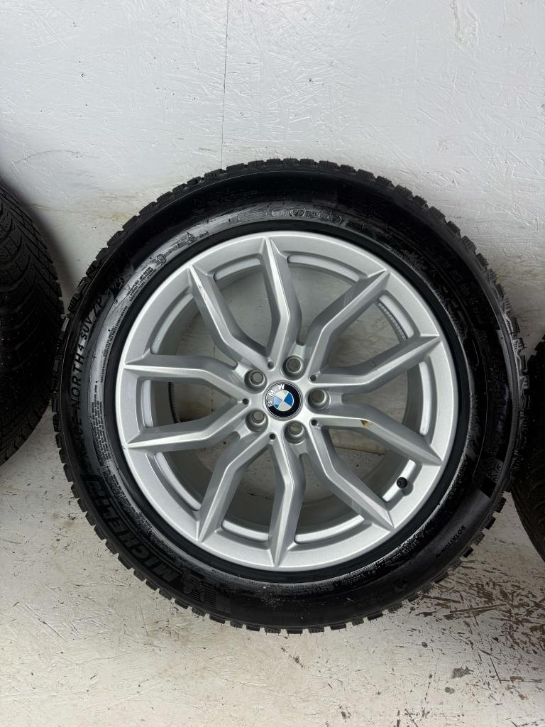 Originele BMW X5 G05 velgen 19" 5x112 Style 734 winter 9mm, Gebruikt, 265 mm, Banden en Velgen, Niet ingevuld