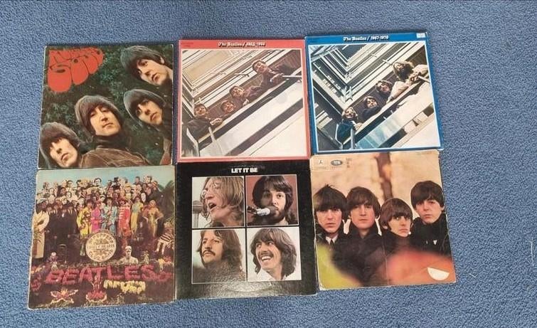 Vinyl lp collectie :Beatles Cure Pink Floyd Dylan, Cd's en Dvd's, Ophalen, Gebruikt, 12 inch