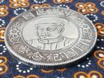 Mooie oude Chinese One Dollar munt met een portret 4,4 cm., Antiek en Kunst, Ophalen of Verzenden