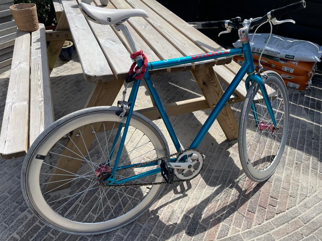 Fixed Gear / Single Speed Fiets - Stijlvol & Snel, Gebruikt, Velgrem, 53 tot 57 cm, Ophalen
