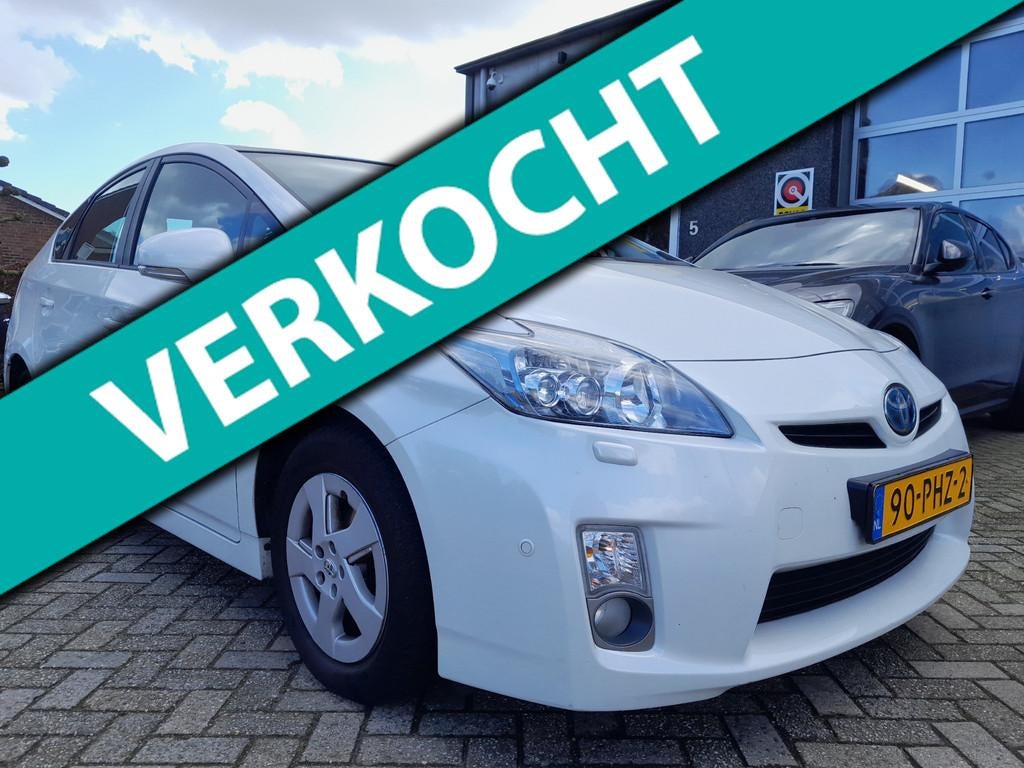Toyota Prius 1.8 Executive Business - Trekhaak - Navigatie -, Stof, Gebruikt, 4 cilinders, Wit