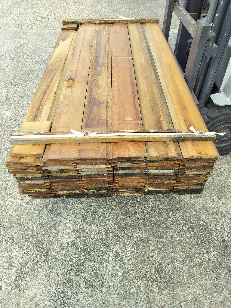 Rabatdelen hardhout, Ophalen, Planken, Nieuw, Hardhout