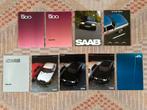 Saab 900 brochures - 9 stuks, Ophalen of Verzenden, Zo goed als nieuw, Overige merken