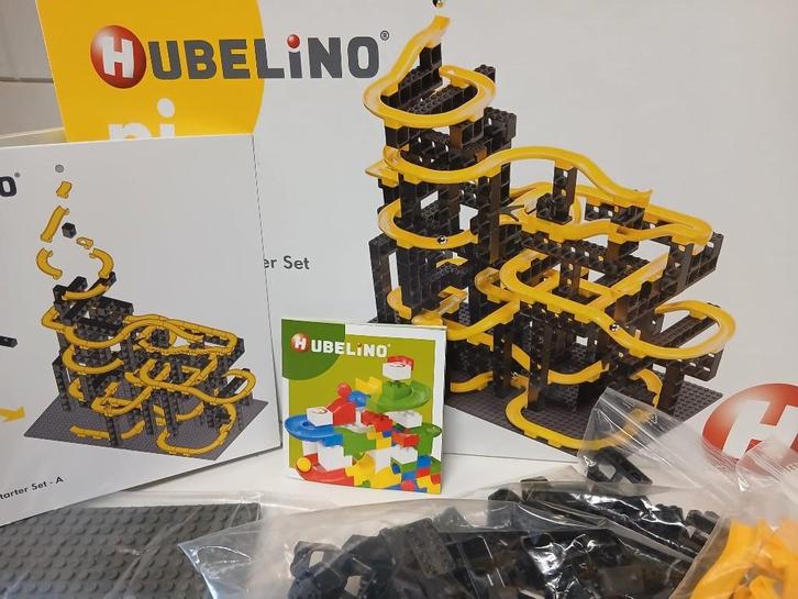 Hubelino knikkerbaan Pi starterset 214 dlg, Kinderen en Baby's, Speelgoed | Bouwstenen, Nieuw, Overige merken, Ophalen of Verzenden
