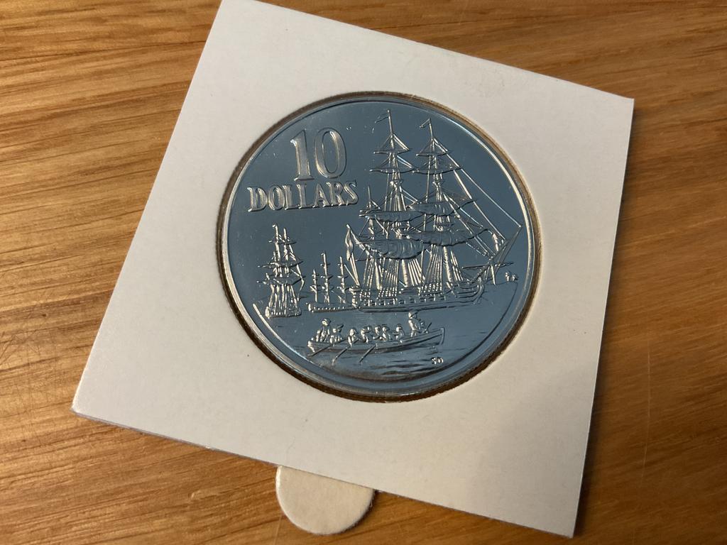 Australie 10 dollar 1988 zilver, Postzegels en Munten, Munten | Oceanië, Ophalen of Verzenden, Zilver