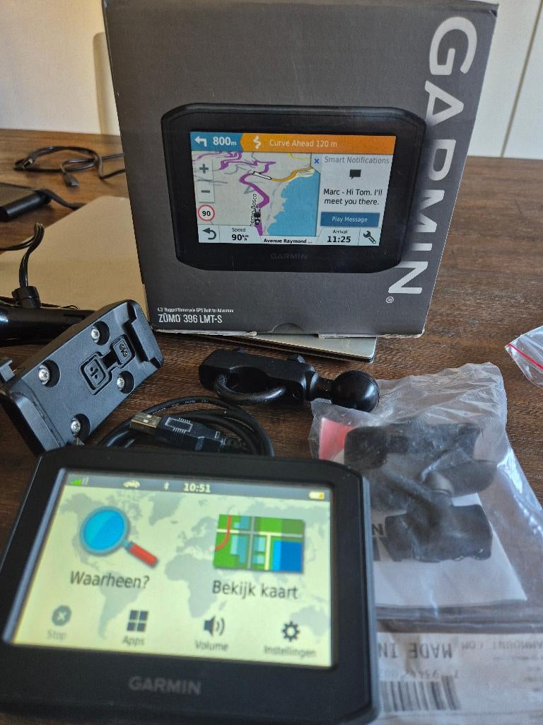 Garmin zumo 396 LMT-S, Motoren, Accessoires | Navigatiesystemen, Ophalen of Verzenden, Gebruikt