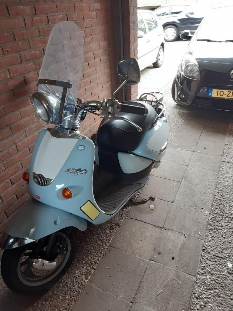 Aprilia Habana Custom 50 Scooter - Originele staat, 2005, Fietsen en Brommers, Scooters | Aprilia, Ophalen, Gebruikt, Benzine