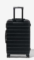 koffer ABS 43x25x66 zwart met TSA slot, Hard kunststof, Zo goed als nieuw, 35 tot 45 cm, Wieltjes